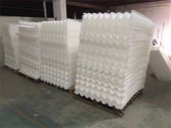 用蜂窩斜管填料來進行污水的沉淀